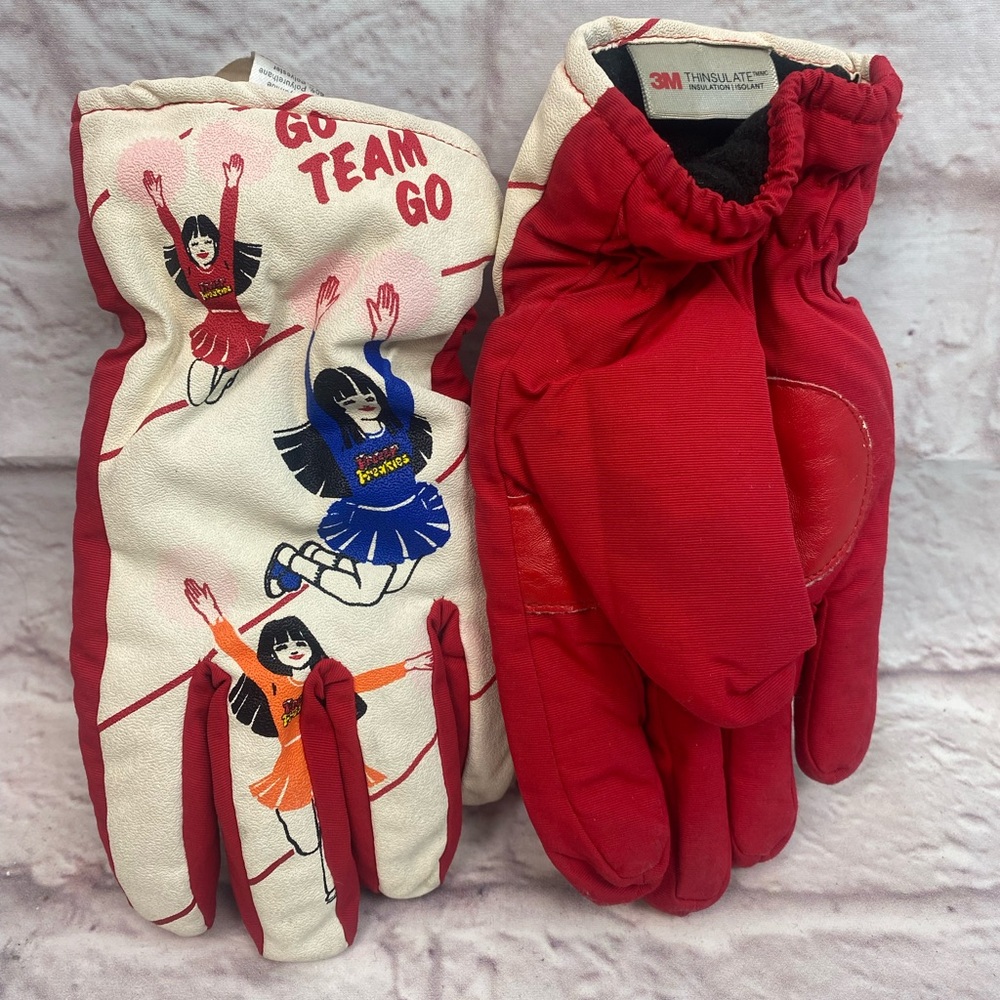 Freeze Freekies Vintage Children Snow Gloves Size L (10-12)‎